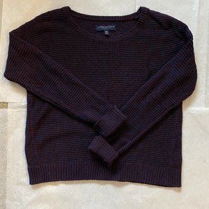 🟣purple and blue knit sweater🟣